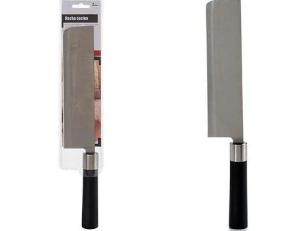 Meat Knife Black Steel (2 x 37,5 x 7,5 cm) Hot on Sale