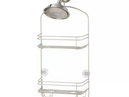 IDesign Weston Satin Silver Finish Metal Hanging Shower Caddy Sale