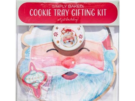 Sophistiplate Die Cut Cookie Tray Gifting Kit – Santa – Set of 6 Hot on Sale