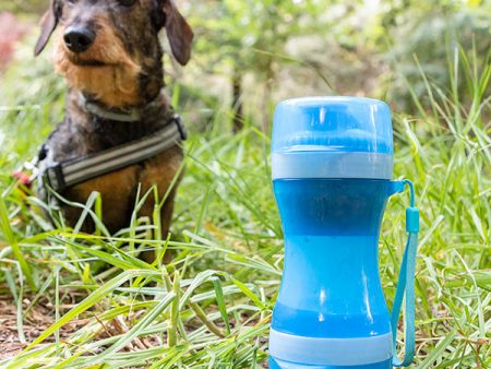 2-in-1 bottle with water and food containers for pets Pettap InnovaGoods Cheap