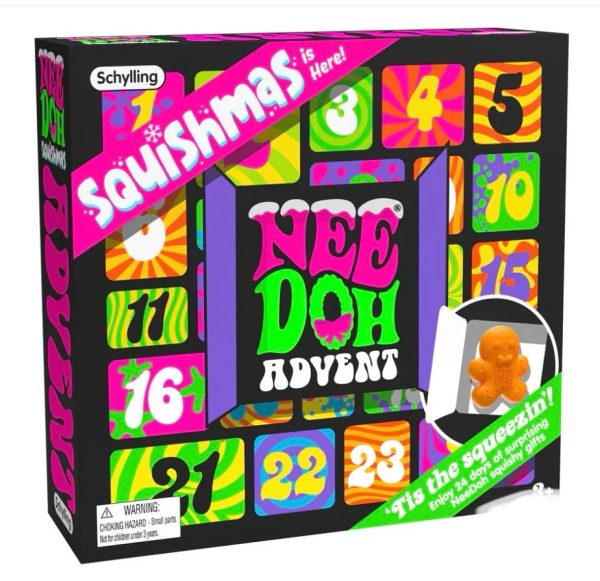 NeeDoh Squishmas 2024 Squishy Toys Advent Calendar Online Hot Sale