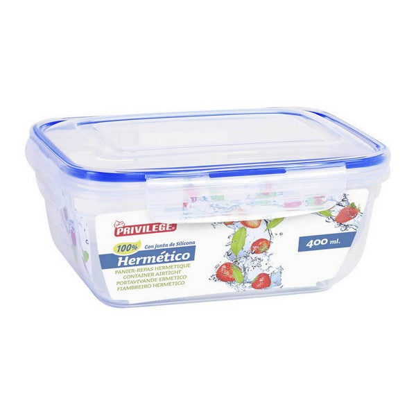 Hermetic Lunch Box Privilege Rectangular Transparent For Sale