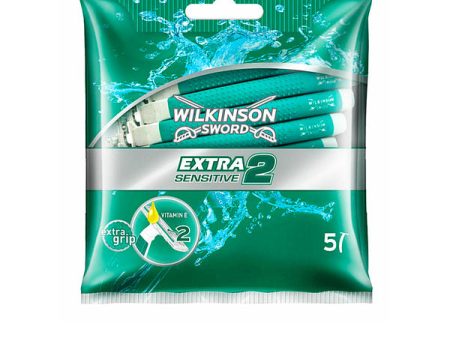 Disposable Razor Extra2 Sensitive Wilkinson Sword (5 uds) Online