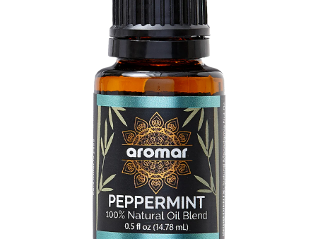 Aromar Pure Essential Oil – Peppermint – 0.5oz. Online Sale