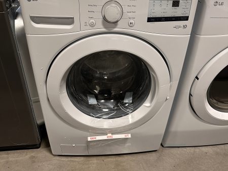 NEW LG STACKABLE FRONT LOADING WASHER Model:WM3400CW  WAS13055 For Sale