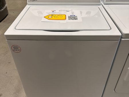 Whirlpool - 3.5 Cu. Ft. 12-Cycle Top-Loading Washer - Model:WTW4816FW  WAS12960 Online Sale