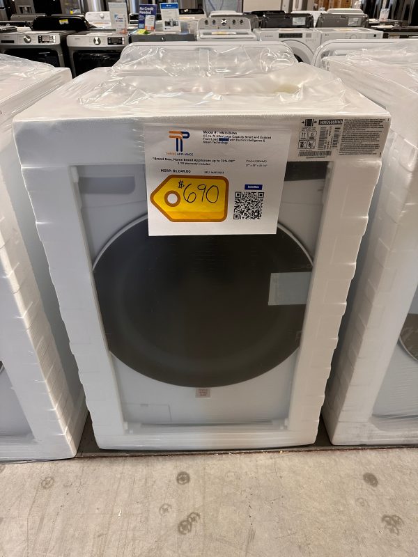 Front Load Washer with Steam and 6Motion Technology - White  Model:WM3600HWA  WAS13033 Supply