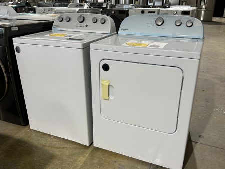 GREAT NEW WHIRLPOOL LAUNDRY SET - TOP LOAD WASHER - ELECTRIC DRYER - WAS11903S DRY11752S For Cheap